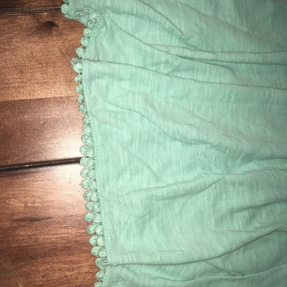 Turquoise girls tank top - Picture 3 of 7